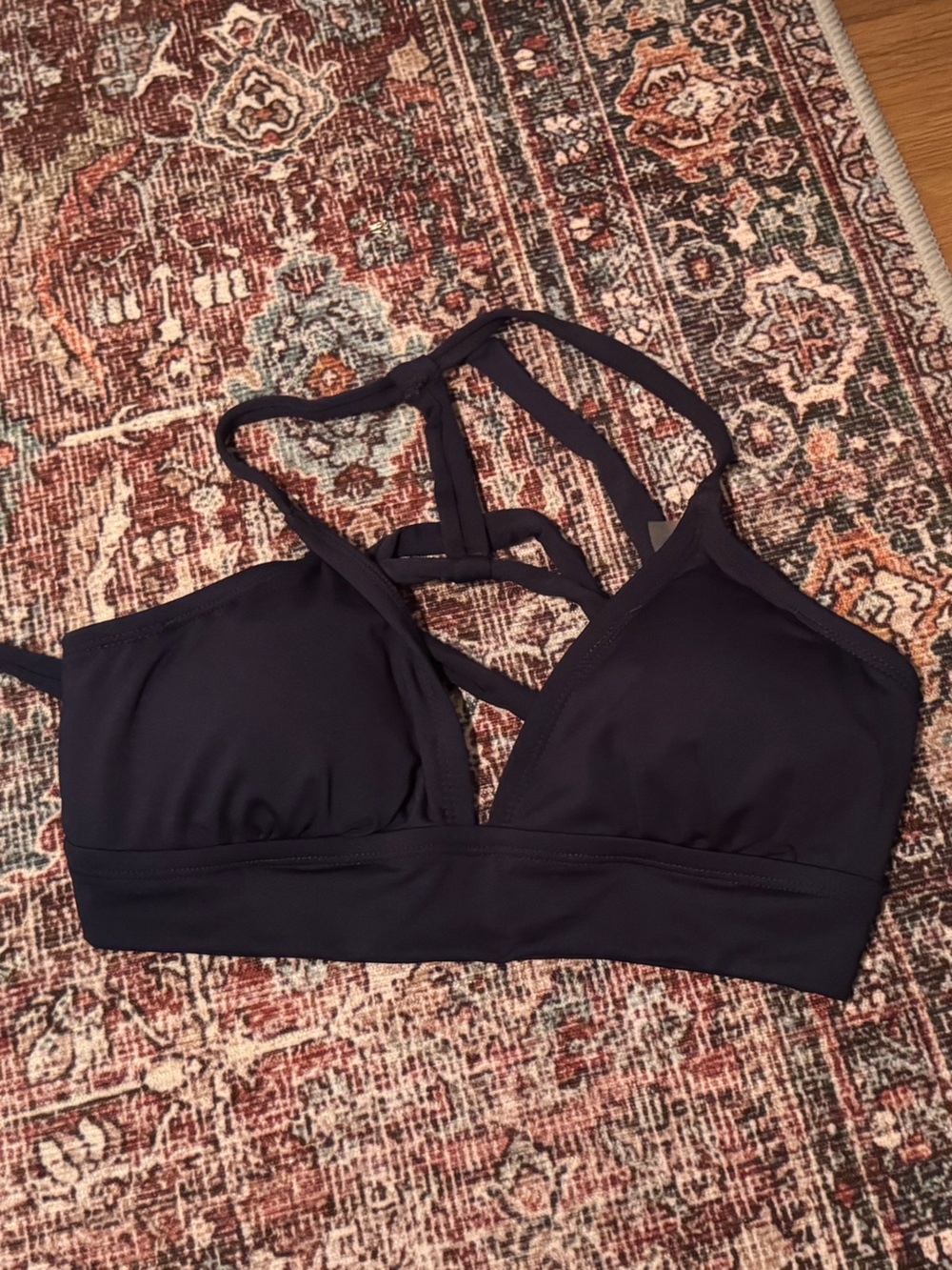 Carve Designs Strappy Bralette - Dark Navy